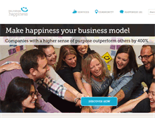 Tablet Screenshot of deliveringhappiness.com